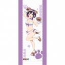 【グッズ-タペストリー】ばっどがーる 描き下ろし特大タペストリー(優谷優/アニマル水着)の画像
