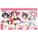 【TCG-マット】ばっどがーる 描き下ろしラバーマット(アニマル水着)の画像