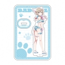 【グッズ-スタンドポップ】ばっどがーる 描き下ろしアクリルスタンド(涼風涼/アニマル水着)の画像