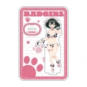 【グッズ-スタンドポップ】ばっどがーる 描き下ろしアクリルスタンド(瑠璃葉るら/アニマル水着)の画像