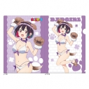 【グッズ-クリアファイル】ばっどがーる 描き下ろしクリアファイル(優谷優/アニマル水着)の画像