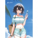 【グッズ-タペストリー】ステラソラ 描き下ろしB2タペストリー(コハク/夏服)Wスエードの画像