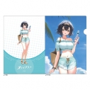 【グッズ-クリアファイル】ステラソラ 描き下ろしクリアファイル(コハク/夏服)の画像
