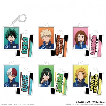 グッズ-キーホルダー】アニメ『僕のヒーローアカデミア』 両面アクリル 