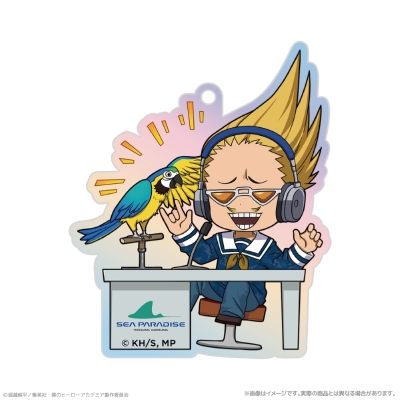 【グッズ-キーホルダー】アニメ『僕のヒーローアカデミア』 オーロラアクリルキーホルダー_プレゼント・マイク 海の生きものたちと一緒にPLUS ULTRA