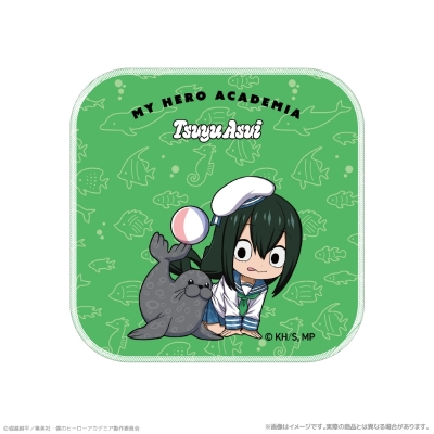 【グッズ-タオル】アニメ『僕のヒーローアカデミア』 ハンドタオル_蛙吹梅雨 海の生きものたちと一緒にPLUS ULTRA