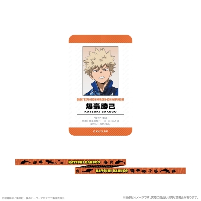 【グッズ-ストラップ】アニメ『僕のヒーローアカデミア』 カード付ネックストラップ_爆豪勝己 海の生きものたちと一緒にPLUS ULTRA