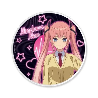 【グッズ-コースター】真夜中ハートチューン レコード風アクリルコースター 日芽川寧々