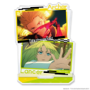 【グッズ-スタンドポップ】TVアニメ『Fate/strange Fake』 アクリルキャラスタンド アーチャー&ランサーの画像