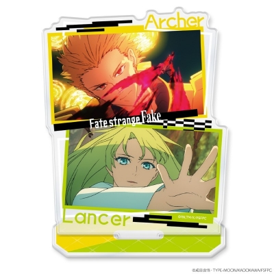 【グッズ-スタンドポップ】TVアニメ『Fate/strange Fake』 アクリルキャラスタンド アーチャー&ランサー