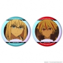 【グッズ-バッチ】TVアニメ『Fate/strange Fake』 オーロラ缶バッジ2個セット アヤカ・サジョウ&セイバーの画像