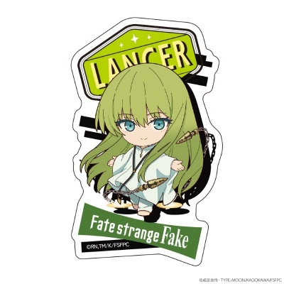 【グッズ-ステッカー】TVアニメ『Fate/strange Fake』 ダイカットステッカー ミニキャラ ランサー