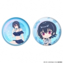 【グッズ-バッチ】TVアニメ『クラスで2番目に可愛い女の子と友だちになった』 オーロラ缶バッジ2個セット 朝凪海の画像