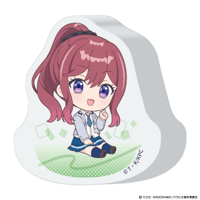 【グッズ-置きもの】TVアニメ『クラスで2番目に可愛い女の子と友だちになった』 ゆらゆらアクリルブロック 新田新奈