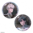 【グッズ-バッチ】アニメ「時光代理人 -LINK CLICK-」 オーロラ缶バッジ2個セット トキ&ヒカル メインビジュアルの画像