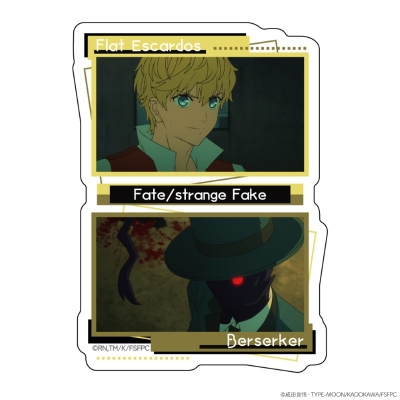 【グッズ-ステッカー】TVアニメ『Fate/strange Fake』 ダイカットステッカー フラット・エスカルドス&バーサーカー