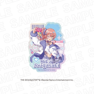 【グッズ-ステッカー】アイドルマスター シンデレラガールズ×アイドルマスター ミリオンライブ! オーロラステッカー 城ヶ崎 美嘉