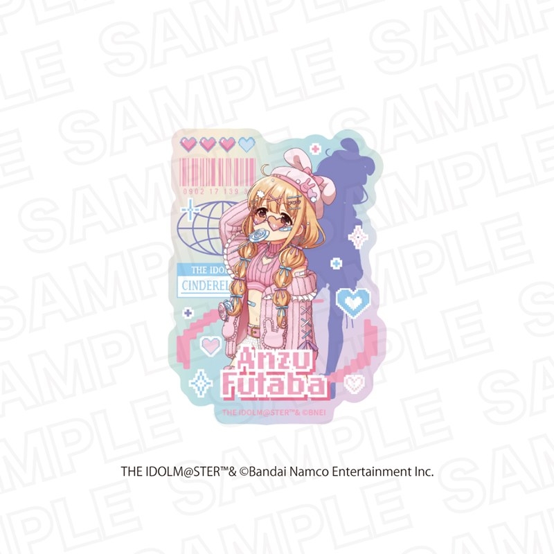 【グッズ-ステッカー】アイドルマスター シンデレラガールズ×アイドルマスター ミリオンライブ！ オーロラステッカー 双葉 杏