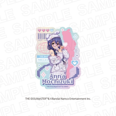 【グッズ-ステッカー】アイドルマスター シンデレラガールズ×アイドルマスター ミリオンライブ! オーロラステッカー 望月 杏奈