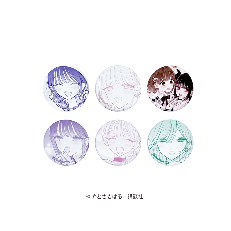 【グッズ-バッチ】あくまであまい私の彼女 缶バッジ