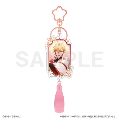 【グッズ-キーホルダー】アイドリッシュセブン 吉兆の調べ タッセル付きアクリルキーホルダー 六弥ナギ