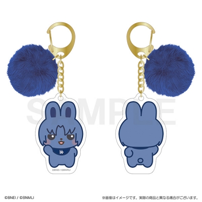 【グッズ-キーホルダー】アイドリッシュセブン あにまりっしゅせぶん ぽんぽん付きキーホルダー いおうさ
