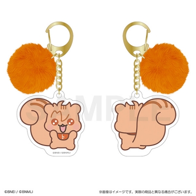 【グッズ-キーホルダー】アイドリッシュセブン あにまりっしゅせぶん ぽんぽん付きキーホルダー みつりす