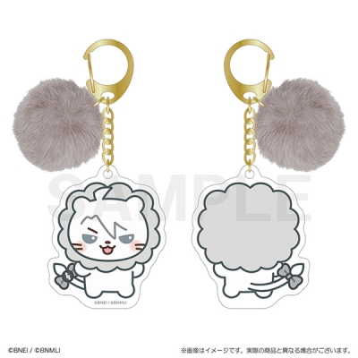 【グッズ-キーホルダー】アイドリッシュセブン あにまりっしゅせぶん ぽんぽん付きキーホルダー がくれお