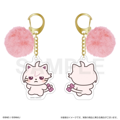 【グッズ-キーホルダー】アイドリッシュセブン あにまりっしゅせぶん ぽんぽん付きキーホルダー てんねこ