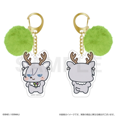 【グッズ-キーホルダー】アイドリッシュセブン あにまりっしゅせぶん ぽんぽん付きキーホルダー ゆきりん