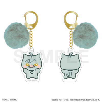 【グッズ-キーホルダー】アイドリッシュセブン あにまりっしゅせぶん ぽんぽん付きキーホルダー はるぼあ