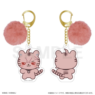 【グッズ-キーホルダー】アイドリッシュセブン あにまりっしゅせぶん ぽんぽん付きキーホルダー とらぐる