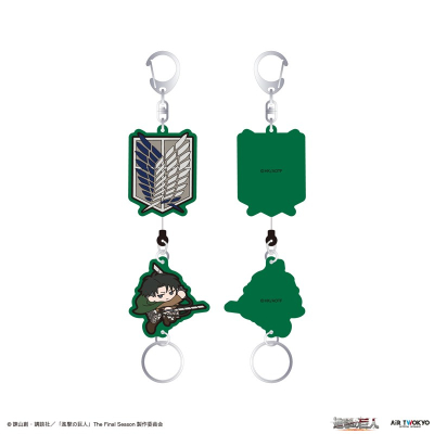 【グッズ-キーホルダー】進撃の巨人 TVアニメ『進撃の巨人』 第11弾 リールキーホルダー(リヴァイ)