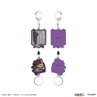 【グッズ-キーホルダー】進撃の巨人 TVアニメ『進撃の巨人』 第11弾 リールキーホルダー(ハンジ)