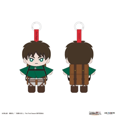 【グッズ-バッグ】進撃の巨人 TVアニメ『進撃の巨人』ぬいぐるみポーチ付きエコバッグ(エレン)