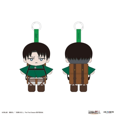 【グッズ-バッグ】進撃の巨人 TVアニメ『進撃の巨人』ぬいぐるみポーチ付きエコバッグ(リヴァイ)