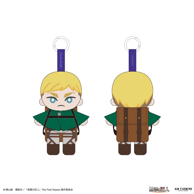 [Good-bag] Attack on Titan TV anime “Attack on Titan” plush toy eco bag with pouch (Elvin)