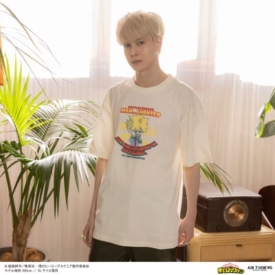 【グッズ-Tシャツ】僕のヒーローアカデミア 第1弾 第二次決戦編 シーンイラストTシャツ 2(サイン欲しかったんだよな)L