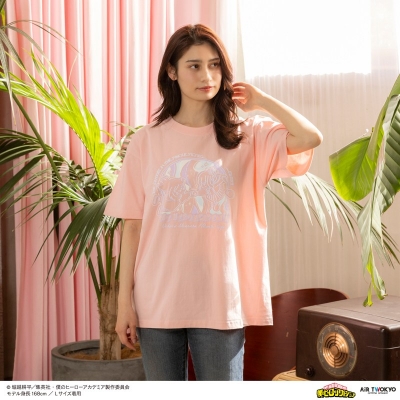 【グッズ-Tシャツ】僕のヒーローアカデミア 第1弾 第二次決戦編 シーンイラストTシャツ 4(麗日お茶子&トガヒミコ)L