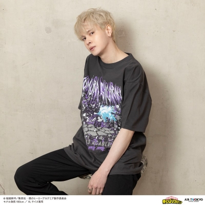 【グッズ-Tシャツ】僕のヒーローアカデミア 第1弾 第二次決戦編 シーンイラストTシャツ 6(死柄木弔)XXL