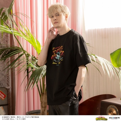 【グッズ-Tシャツ】僕のヒーローアカデミア 第1弾 第二次決戦編 シーンイラストTシャツ 7(緑谷出久)L