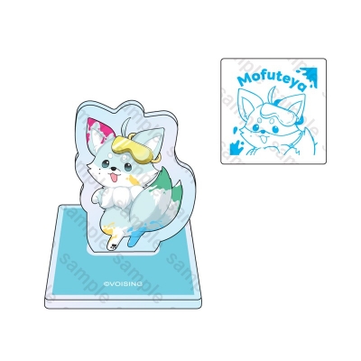 【グッズ-スタンプ】いれいす Irregular Vacation -Colorful Street- もふめいとアクスタスタンプ もふてゃ
