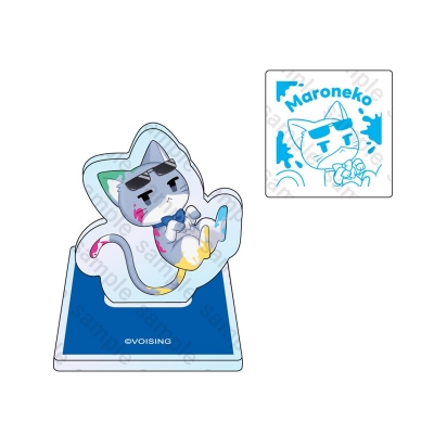 【グッズ-スタンプ】いれいす Irregular Vacation -Colorful Street- もふめいとアクスタスタンプ まろねこ