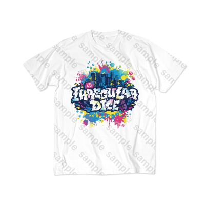 【グッズ-Tシャツ】いれいす Irregular Vacation -Colorful Street- Tシャツ White