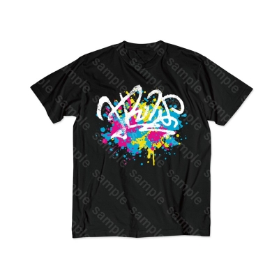 【グッズ-Tシャツ】いれいす Irregular Vacation -Colorful Street- Tシャツ Black