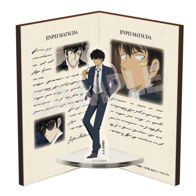 【グッズ-スタンドポップ】名探偵コナン ブック型アクリル&ウッドスタンドVol.1 松田陣平