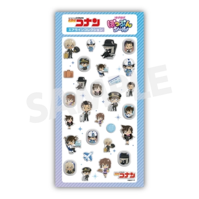 【グッズ-シール】名探偵コナン はぴはぴぽっぷんシール エアラインコレクション