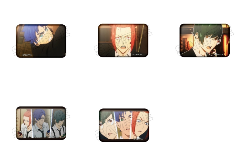 解説動画あり グッズ バッチ 東京24区 場面写スクエア缶バッジ 特別生産品 グッズ バッチ類 Ozvs Me