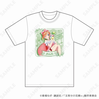 【グッズ-Tシャツ】五等分の花嫁∽ いちごルームウェア Tシャツ 4.四葉 M