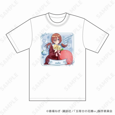 【グッズ-Tシャツ】五等分の花嫁∽ いちごルームウェア Tシャツ 3.三玖 XL